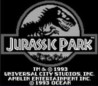 une photo d'Ã©cran de Jurassic Park sur Nintendo Game Boy